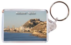 Alicante - Spain - Double Sided Large Keyring 24S8