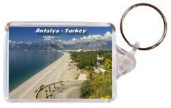 Antalya - Turkey - Double Sided Large Keyring 24T7