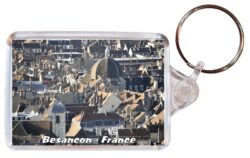 Besancon - France - Double Sided Large Keyring 20F2