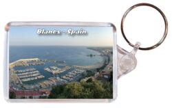 Blanes - Spain - Double Sided Large Keyring 24S2