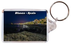 Blanes - Spain - Double Sided Large Keyring 24S3
