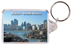 Busan - South Korea - Double Sided Large Keyring 24SK2