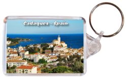 Cadaques - Spain - Double Sided Large Keyring 24S1