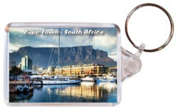 Cape Town - South Africa - Double Sided Large Keyring 24SA7