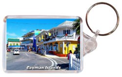 Cayman Islands - Caribbean - Double Sided Large Keyring 24C1