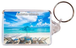 Cayman Islands - Caribbean - Double Sided Large Keyring 24C2