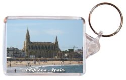 Chipiona - Spain - Double Sided Large Keyring 24S1