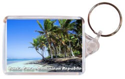 Punta Cana - Dominican Republic - Caribbean - Double Sided Large Keyring 24C1