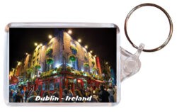 Dublin - Ireland - Double Sided Large Keyring 24I4