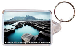 Giants Causeway - Northern Ireland - Double Sided Large Keyring 24NI2