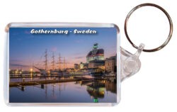 Gothenburg - Sweden - Double Sided Large Keyring 24S17