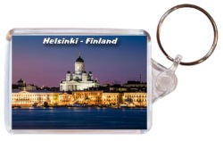 Helsinki - Finland - Double Sided Large Keyring 20F5