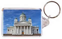 Helsinki - Finland - Double Sided Large Keyring 20F6