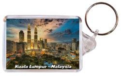 Kuala Lumpur - Malaysia - Double Sided Large Keyring 24M3