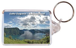 Lake Lugano - Switzerland - Double Sided Large Keyring 24S2