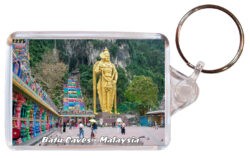 Batu Caves - Malaysia - Double Sided Large Keyring 24M1