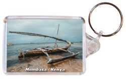 Mombasa - Madagascar - Africa - Double Sided Large Keyring 20K2