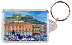 Napoli - Italy - Double Sided Large Keyring 24I5