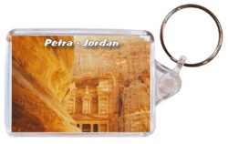 Petra- Jordan - Double Sided Large Keyring 24J3