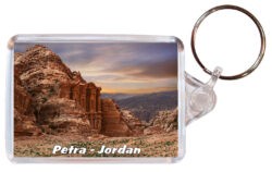 Petra- Jordan - Double Sided Large Keyring 24J5