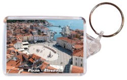 Piran - Slovenia - Double Sided Large Keyring 24S3
