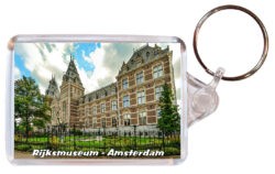 Rijksmuseum - Amsterdam - Holland/Netherlands - Double Sided Large Keyring 24H1