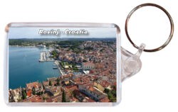 Rovinj - Croatia - Double Sided Large Keyring 24C4