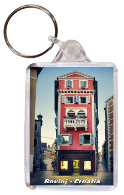 Rovinj - Croatia - Double Sided Large Keyring 24C5