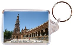 Seville - Spain - Double Sided Large Keyring 24S32