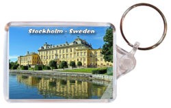 Stockholm - Sweden - Double Sided Large Keyring 24S5