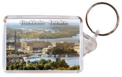 Stockholm - Sweden - Double Sided Large Keyring 24S6