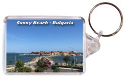 Sunny Beach - Bansko - Bulgaria - Double Sided Large Keyring 24B1