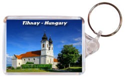 Tihany - Hungary - Double Sided Large Keyring 24H1