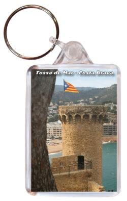 Tossa de Mar - Costa Brava - Spain - Double Sided Large Keyring 24S3