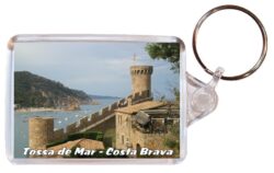 Tossa de Mar - Costa Brava - Spain - Double Sided Large Keyring 24S4