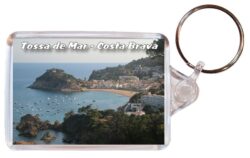 Tossa de Mar - Costa Brava - Spain - Double Sided Large Keyring 24S5