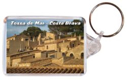 Tossa de Mar - Costa Brava - Spain - Double Sided Large Keyring 24S6