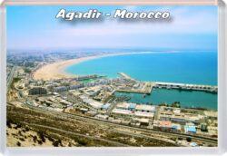 Agadir - Morocco - Africa - Jumbo Fridge Magnet 24M1