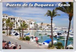 Puerto de la Duquesa - Spain- Jumbo Fridge Magnet 24S1