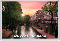Utrecht - Amsterdam - Holland - Jumbo Fridge Magnet 24H4
