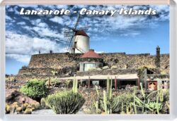 Lanzarote - Canary Islands - Jumbo Fridge Magnet 24CI15