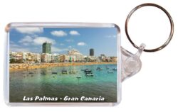 Las Palmas - Gran Canaria - Spain - Double Sided Large Keyring 24S2