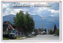 Leadville - Colorado - USA - Jumbo Fridge Magnet 24US1