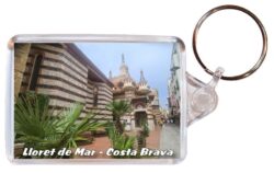 Lloret de Mar - Spain - Double Sided Large Keyring 24S2
