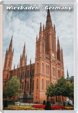 Wiesbaden - Germany - Jumbo Fridge Magnet 24G3