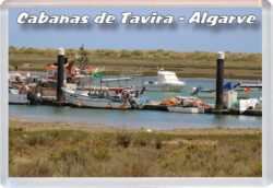 Cabanas de Tavira - Algarve - Portugal - Jumbo Fridge Magnet 24P2