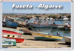 Fuseta - Algarve - Portugal - Jumbo Fridge Magnet 24P1