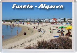 Fuseta - Algarve - Portugal - Jumbo Fridge Magnet 24P2