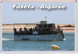 Fuseta - Algarve - Portugal - Jumbo Fridge Magnet 24P3