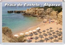 Praia do Castello - Algarve - Portugal - Jumbo Fridge Magnet 24P1
